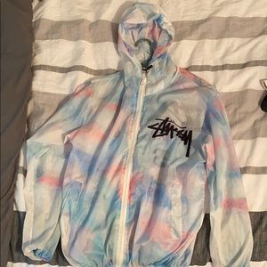 Stussy cotton candy windbreaker